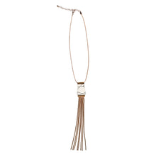 Load image into Gallery viewer, Pendant with metal fringe necklace (BSJ3511)
