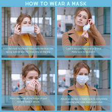 Load image into Gallery viewer, Disposable Face Mask - 50pc/box
