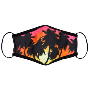 Tropical Print Face Mask